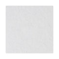 Boardwalk Polishing Floor Pads, 16" Diameter, White, 5/Carton
