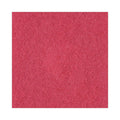 Boardwalk Buffing Floor Pads, 16" Diameter, Red, 5/Carton