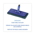 Boardwalk Swivel Pad Holder, Plastic, Blue, 4 x 9