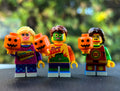 Set of 3 Kids Trick-or-Treating on Halloween Minifig Collection by B3 Customs