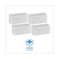 Boardwalk Light Duty Scour Pad, 4.63  x 10, White, 20/Carton