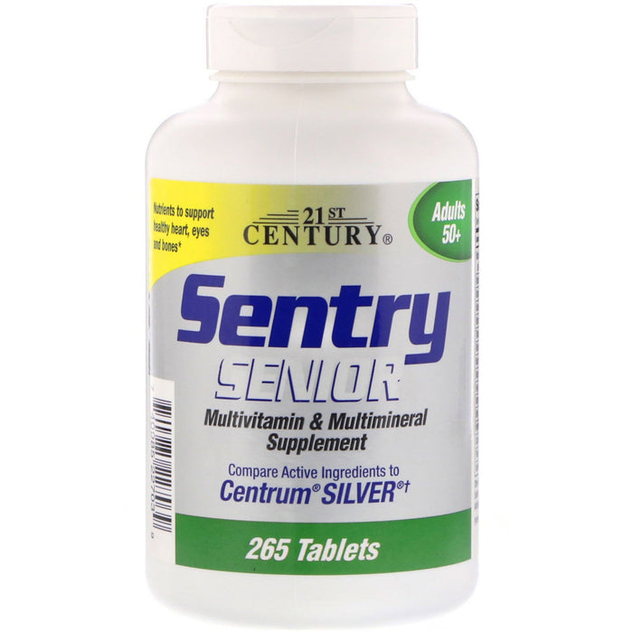 21st Century Sentry Senior – Multivitamin &amp; Multimineral Supplement for Adults 50+ (265 Tablets) by Pasteur Pharmacy