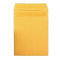 Quality Park Redi-Seal Catalog Envelope, #10 1/2, Cheese Blade Flap, Redi-Seal Adhesive Closure, 9 x 12, Brown Kraft, 100/Box