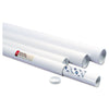 Quality Park White Mailing Tubes, 18" Long, 2" Diameter, White, 25/Carton