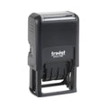 Trodat Printy Economy 5-in-1 Date Stamp, Self-Inking, 1.63" x 1", Blue/Red
