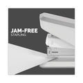 Fellowes LX840 EasyPress Half Strip Stapler, 25-Sheet Capacity, White