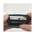 Trodat Printy Economy 12-Message Date Stamp, Self-Inking, 2" x 0.38", Black