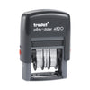 Trodat Printy Economy Date Stamp, Self-Inking, 1.63" x 0.38", Black