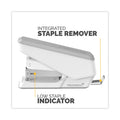 Fellowes LX840 EasyPress Half Strip Stapler, 25-Sheet Capacity, White