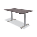 Fellowes Levado Laminate Table Top, 60" x 30" x , Gray Ash