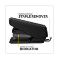 Fellowes LX840 EasyPress Half Strip Stapler, 25-Sheet Capacity, Black