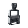 Trodat Professional 5-in-1 Date Stamp, Self-Inking, 1 x 1.63, Blue/Red