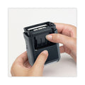 Trodat Printy Economy Date Stamp, Self-Inking, 1.63" x 1", Blue/Red