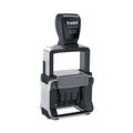Trodat Professional Date Stamp, Self-Inking, 1.63" x 0.38", Black