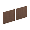 HON Mod Laminate Doors for 72"W Mod Desk Hutch, 17.86 x 14.82, Sepia Walnut  2/Carton