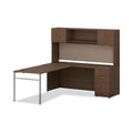 HON Mod Desk Hutch, 3 Compartments, 72w x 14d x 39.75h, Sepia Walnut