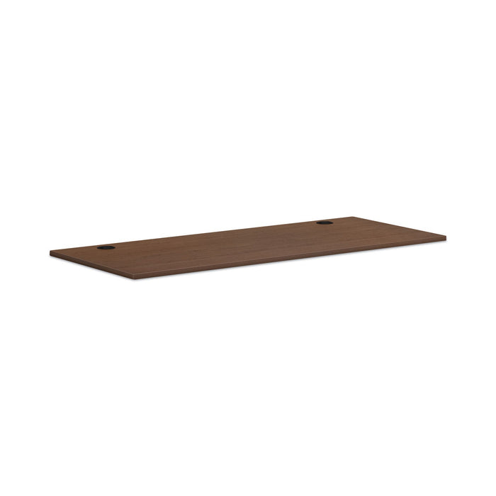 HON Mod Worksurface, Rectangular, 72w x 30d, Sepia Walnut