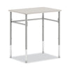 HON SmartLink Student Desk, Rectangle,  20" x 26" x 23" to 33", White, 2/Carton