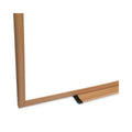 Universal Dry Erase Board, Melamine, 48 x 36, Oak Frame