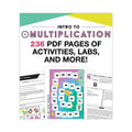 Carson-Dellosa Education In a Flash USB, Intro to Multiplication, Ages 7-9, 236 Pages