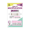 Carson-Dellosa Education In a Flash USB, Intro to Multiplication, Ages 7-9, 236 Pages