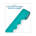 Carson-Dellosa Education Rolled Scalloped Borders, 2.25" x 65 ft, Teal