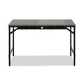 Safco Simple Work Desk, 45.5" x 23.5" x 29.5", Gray