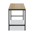 Safco Simple Work Desk, 45.5" x 23.5" x 29.5", Walnut