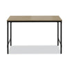 Safco Simple Work Desk, 45.5" x 23.5" x 29.5", Walnut