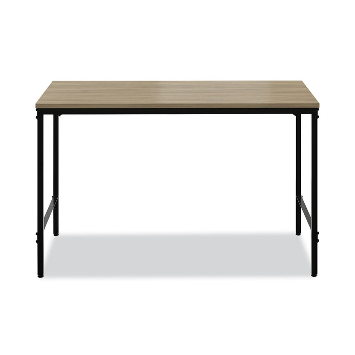 Safco Simple Work Desk, 45.5" x 23.5" x 29.5", Walnut