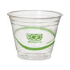 Eco-Products GreenStripe Renewable and Compostable Cold Cups, 9 oz, Clear, 50/Pack, 20 Packs/Carton