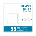 Rapid Staple Cartridge, 0.41" Leg, 0.5" Crown, Steel, 210/Cartridge, 5 Cartridges/Pack, 1,050/Pack