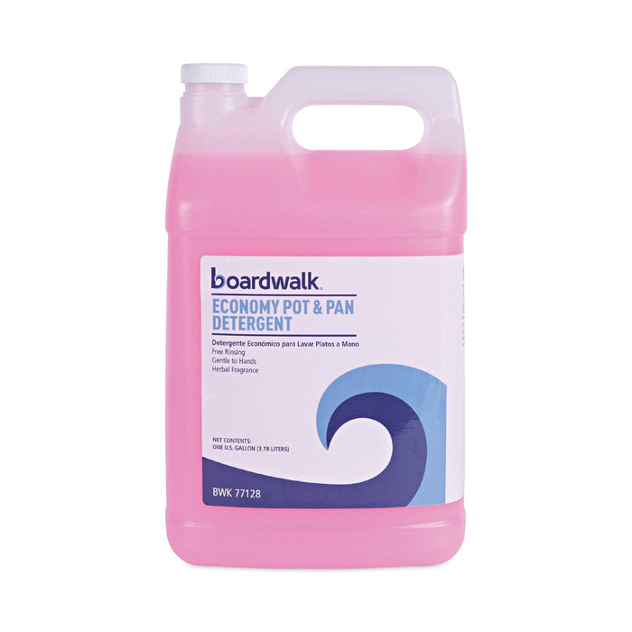 Boardwalk Industrial Strength Pot and Pan Detergent, 1 gal Bottle, 4/Carton