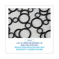Boardwalk Urinal Mat 2.0, Rubber, 17.5 x 20, Black/White, 6/Carton