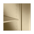 Alera Assembled 78" High Heavy-Duty Welded Storage Cabinet, Four Adjustable Shelves, 36w x 24d, Putty