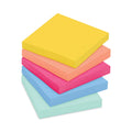 Post-it Note Pads in Summer Joy Collection Colors, 3" x 3", Summer Joy Collection Colors, 90 Sheets/Pad, 5 Pads/Pack