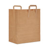 AJM Packaging Corporation Handle Bag, 17.75 x 21, Brown, 400/Bundle