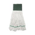 Boardwalk Loop End Rayon Mop Head, Rayon, Medium, 14 oz, White, Dozen