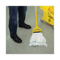 Boardwalk Loop End Rayon Mop Head, Rayon, Medium, 14 oz, White, Dozen