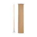 Boardwalk Spring Grip Metal Head Mop Handle for Most Mop Heads, Wood, 60", Natural