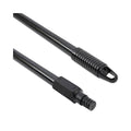 Boardwalk Fiberglass Broom Handle, Nylon Plastic Threaded End, 1" dia x 60", Black