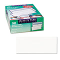 Quality Park Reveal-N-Seal Security Tinted Envelope, #10, Commercial Flap, Self-Adhesive Closure, 4.13 x 9.5, White, 500/Box