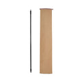 Boardwalk Fiberglass Broom Handle, Nylon Plastic Threaded End, 1" dia x 60", Black
