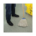 Boardwalk Cut-End Lie-Flat Wet Mop Head, Cotton, 16oz, White