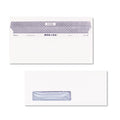Quality Park Reveal-N-Seal Security-Tint Envelope, Address Window, #10, Commercial Flap, Self-Adhesive Closure, 4.13 x 9.5, White, 500/Box