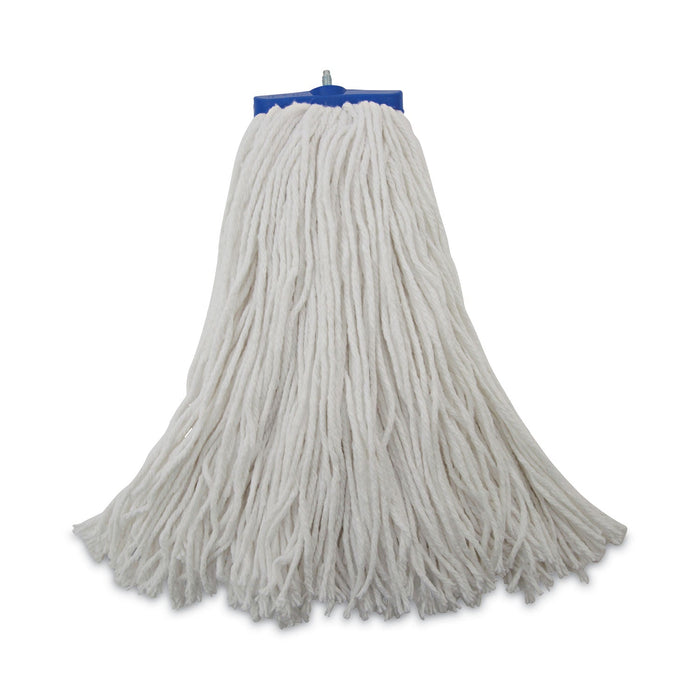 Boardwalk Mop Head, Economical Lie-Flat Head, Rayon Fiber, 20oz, White, 12/Carton