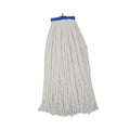 Boardwalk Cut-End Lie-Flat Wet Mop Head, Rayon, 24oz, White