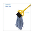 Boardwalk Mop Head, Loop-End, Cotton With Scrub Pad, Medium, 12/Carton