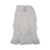 Boardwalk Mop Head, Looped, Enviro Clean With Tailband, Medium, White, 12/Carton