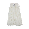 Boardwalk Mop Head, Looped, Enviro Clean With Tailband, Large, White, 12/Carton